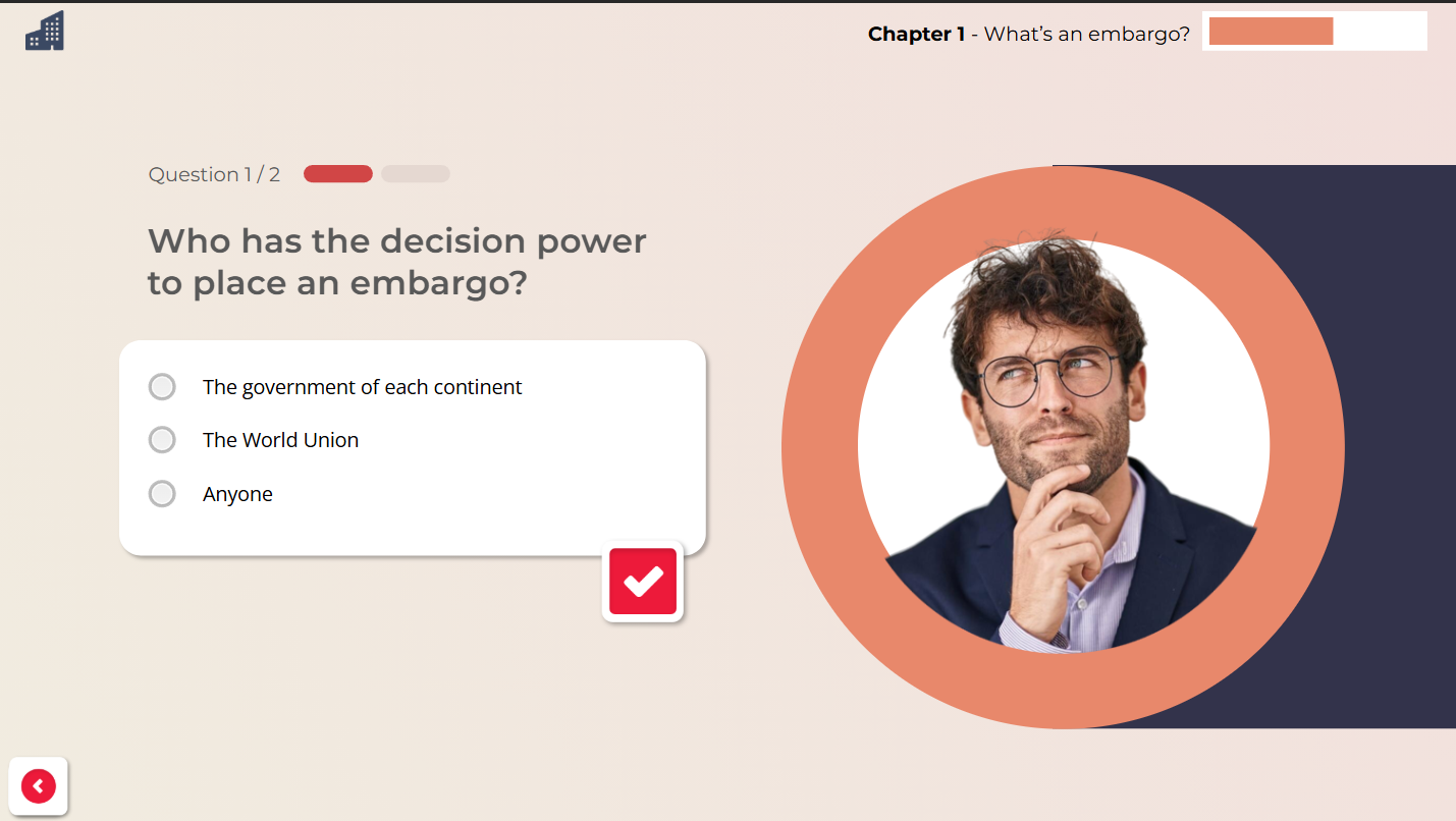 Question slide