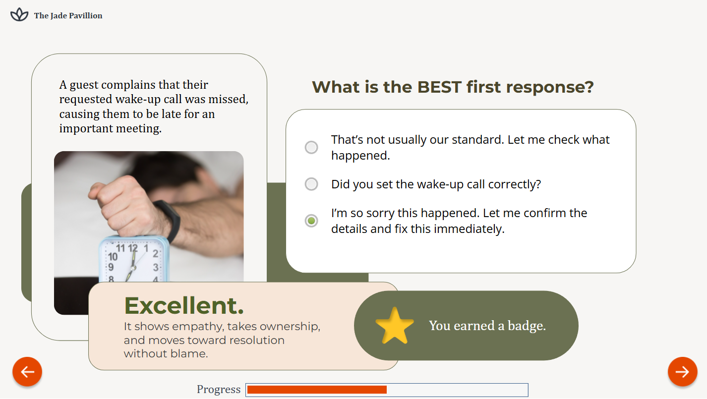 Question slide